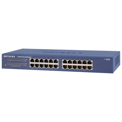 Image of NETGEAR ProSafe Plus 24-Port Gigabit Network Switch (JGS524NA)