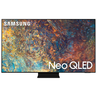 "Open Box - Samsung 75"" 4K UHD HDR10+ Mini-LED Tizen OS Smart TV (QN75QN90AAFXZC) - 2021 - Titan Black - Great for Gaming & Streaming"