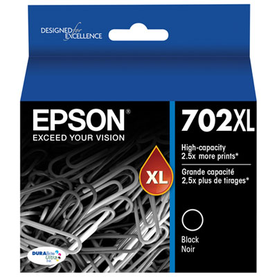 Epson DURABrite Ultra 702XL Black Ink (T702XL120-S) I always use this ink I love it best one I’ve used yet