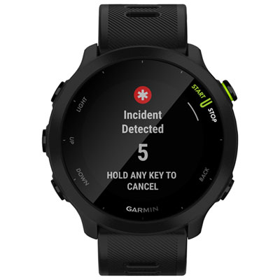 Garmin Forerunner 55 GPS Watch with Heart Rate Monitor - Black