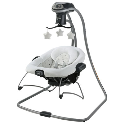 Image of Graco DuetConnect LX 2-in-1 Portable Swing & Bouncer - Asteroid
