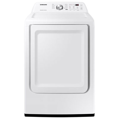 Samsung 7.2 Cu. Ft. Electric Dryer (DVE45T3200W) - White - Open Box - Scratch & Dent