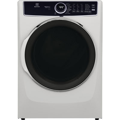 Image of Electrolux 8.0 Cu. Ft. Gas Steam Dryer (ELFG7637AW) - White