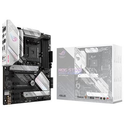 ASUS ROG Strix B550-A Gaming ATX AM4 DDR4 Motherboard for AMD Ryzen 3000 Series CPUs Would love more ASUS motherboards to be in white or have white back plates!!! 