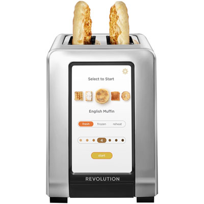 Revolution Toaster - 2-Slice - Brushed Stainless Steel Great Toaster