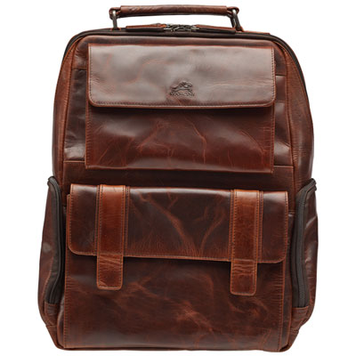 Image of Mancini Buffalo 15.6   Laptop Travel Backpack - Brown