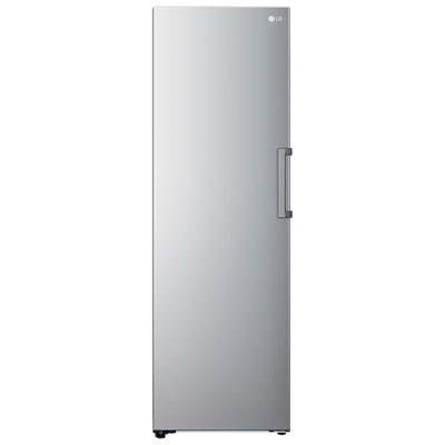Image of LG 24   11.4 Cu. Ft. Frost-Free Counter-Depth Column Freezer (LROFC1104V) - Platinum Silver Steel