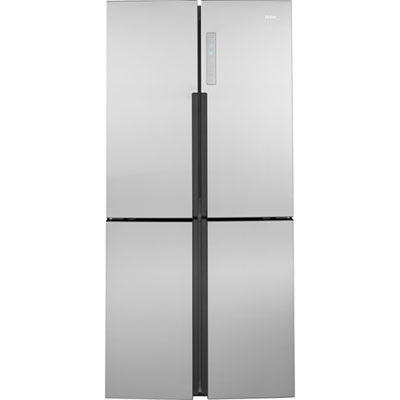 Image of Haier 33   16.4 Cu. Ft. 4-Door French Door Refrigerator (QHE16HYPFS) - Stainless Steel