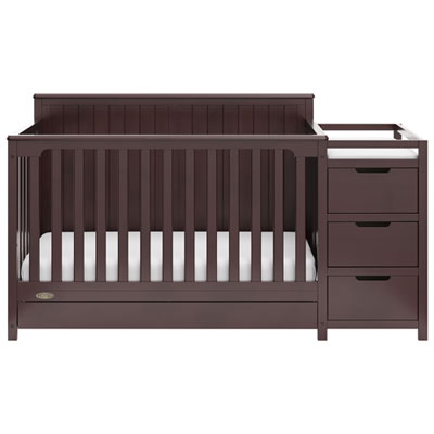 Convertible crib clearance and changing table