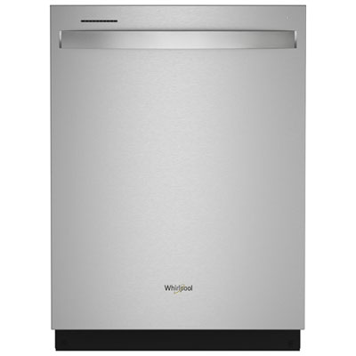 Whirlpool 24" 47dB Built-In Dishwasher w/ Stainless Steel Tub & Third Rack (WDT970SAKZ) - Stainless Steel Love the stainless steel interior