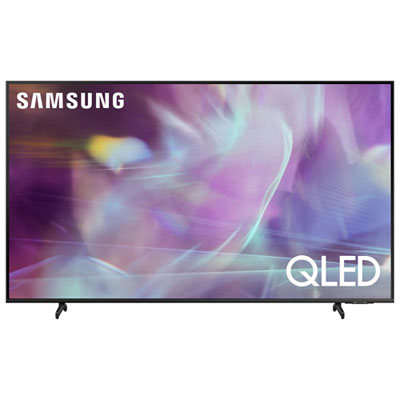 "Open Box - Samsung 65"" QLED 4K UHD HDR10 Tizen Smart TV (QN65Q62AAFXZC) - 2021 - Titan Grey - Great for Movies & Gaming"