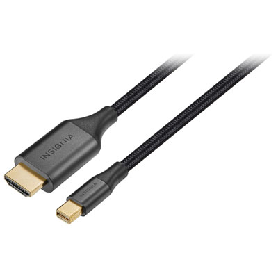 Insignia 1.83m (6 ft.) Mini DisplayPort to 4K Ultra HD HDMI Cable - Only at Best Buy