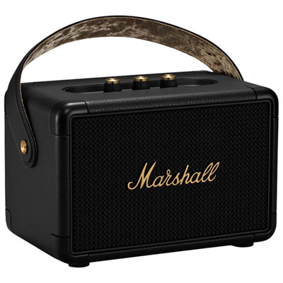 Image of Marshall Kilburn II Waterproof Bluetooth Wireless Speaker - Black/Brass