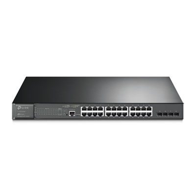 Commutateur Administrable De 24 Ports Gigabit L2+ 10/100/1000 Mb/s Jetstream Tl-Sg3428 Avec 4 Fentes Sfp De Tp-Link