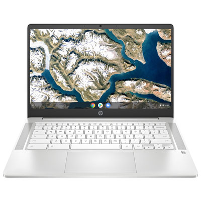 Image of HP 14   Chromebook - Mineral Silver (Intel Celeron N4500/64GB eMMC/4GB RAM/Chrome OS)