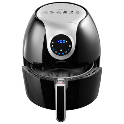 Image of Insignia Air Fryer - 5L/5.28QT - Black- Only at Best Buy