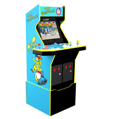 Image of Arcade1Up The Simpsons Arcade Machine with Riser