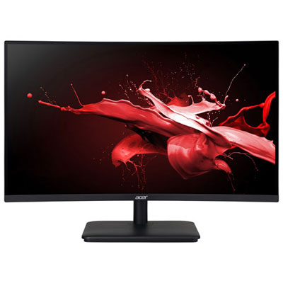 Image of Open Box - Acer 27   FHD 240Hz 4ms GTG Curved VA LED Gaming Monitor (ED270) - Black