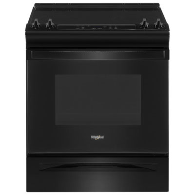 Whirlpool 30" 4.8 Cu. Ft. Self-Clean Slide-In Electric Range (YWEE515S0LB) - Black Great features
