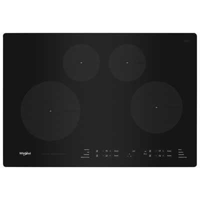Whirlpool 30" 4-Element Induction Cooktop (WCI55US0JB) - Black Love the look