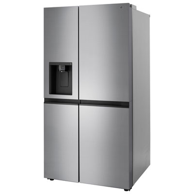 LG 36" 27.1 Cu Ft Side-By-Side Refrigerator with Water & Ice Dispenser (LRSXS2706V) -Platinum Silver Our new refrigerator is trouble free and lives up to the positive online reviews for LG refrigerators