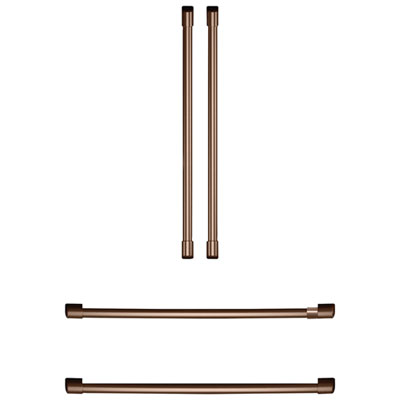 Café Refrigerator Handle Kit - Brushed Copper Looks great