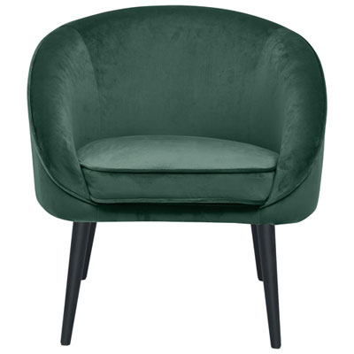 Image of Farah Polyester Accent Chair - Green