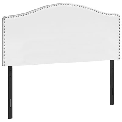 Image of Monarch Traditional Headboard - Queen - White