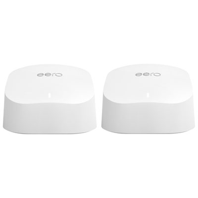 Image of Eero 6 Whole Home Mesh Wi-Fi 6 System (B086PFYLFY) - 2 Pack