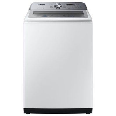 Open Box (Scratch & Dent) Samsung 5.8 Cu. Ft. (IEC) Top Load Washer Deep Fill with Smart Care ENERGY STAR (WA50R5200AW) - White