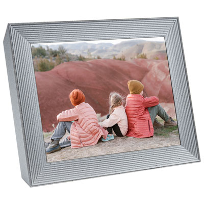 Image of Aura Mason Luxe 9.7   Wi-Fi Digital Photo Frame (AF700WHT) - Sandstone