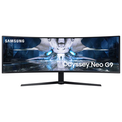 Image of Samsung Odyssey Neo G9 49   WQHD 240Hz 1ms GTG Curved VA LED G-Sync FreeSync Gaming Monitor (LS49AG952NNXZA)