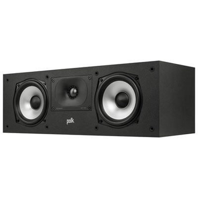 Polk Audio Monitor XT30 200-Watt Center Channel Speaker - Midnight Black Polk