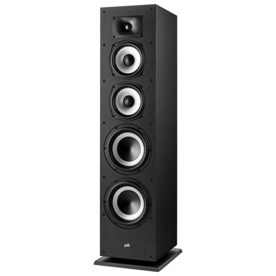 Image of Polk Audio Monitor XT70 200-Watt Tower Speaker - Single - Midnight Black