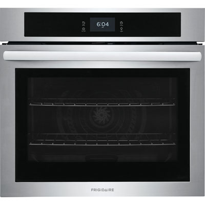 Frigidaire 30" 5.3 Cu. Ft. Combination Self-Clean Electric Wall Oven (FCWS3027AS) - Stainless The oven makes a crunchy noise when being opened and closed