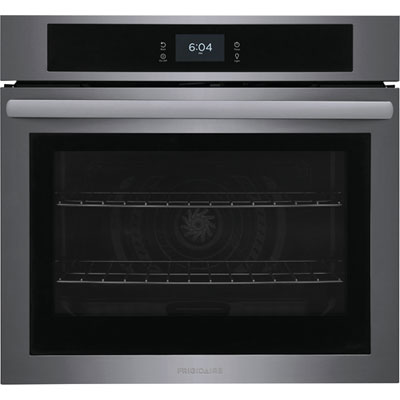Frigidaire 30" 5.3 Cu. Ft. Combination Self-Clean Electric Wall Oven (FCWS3027AD) - Black Stainless Great Oven