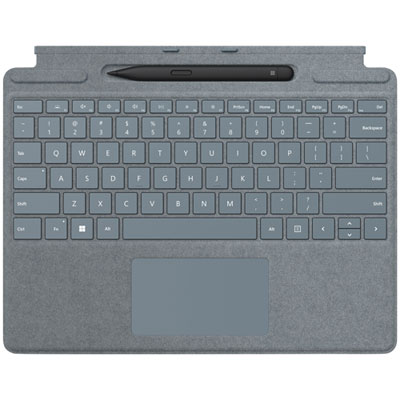 Image of Microsoft Surface Pro Signature Keyboard with Slim Pen 2 - Ice Blue - English