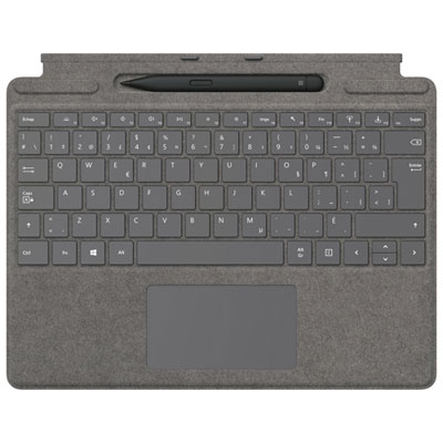 Microsoft Surface Pro Signature Keyboard with Slim Pen 2 - Platinum - Bilingual