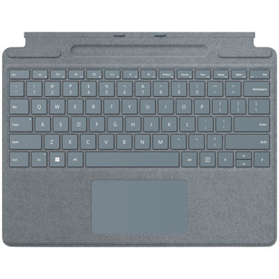 Image of Microsoft Surface Pro Signature Keyboard - Ice Blue - English