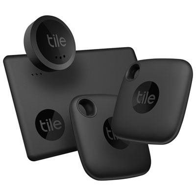 Image of Tile Mate, Slim & Sticker (2021) Bluetooth Item Tracker Essential Pack - Set of 4