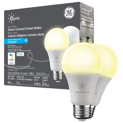 GE Cync A19 Smart LED Light Bulb - Soft White - 2 Pack [This review was collected as part of a promotion