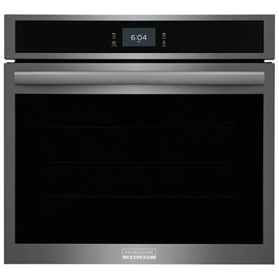 Frigidaire Gallery 30" 5.3 Cu. Ft. Combination Electric Wall Oven (GCWS3067AD) - Black Stainless Can't use timer because it shuts off the oven