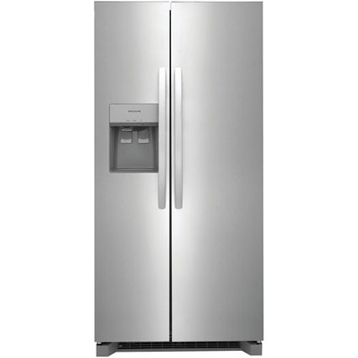 "Frigidaire 33"" Side-By-Side Refrigerator (FRSS2323AS) - Stainless - Open Box - Perfect Condition"