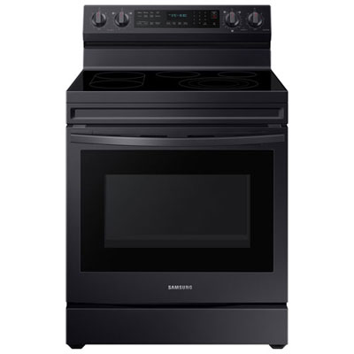 "Samsung 30"" True Convection Electric Air Fry Range (NE63A6711SG) - Black - Open Box - Perfect Condition"