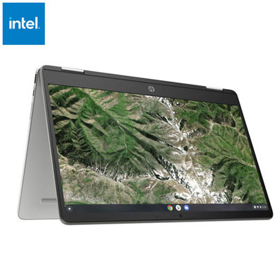 Image of Open Box - HP x360 14   Touchscreen 2-in-1 Chromebook (Intel Celeron N4020/64GB eMMC/4GB RAM/Chrome OS)