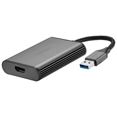 Insignia USB 3.0 to HDMI Adapter - Black Insignia - USB to HDMI Adapter