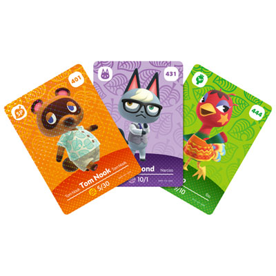 Boite de 42 paquets de 3 cartes Amiibo Animal Crossing Série 2 pas