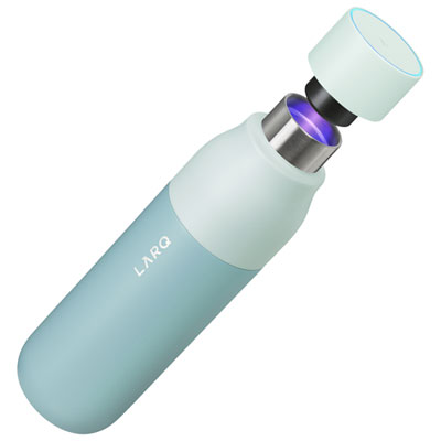 LARQ PureVis 740ml (25 oz.) Self-Cleaning Insulated Stainless Steel Water Bottle - Seaside Mint [This review was collected as part of a promotion