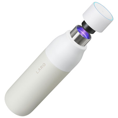 LARQ PureVis 740ml (25 oz.) Self-Cleaning Insulated Stainless Steel Water Bottle - Granite White Favorite Water Bottle