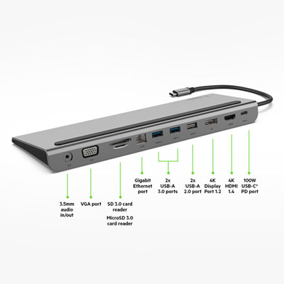 Belkin USB-Cハブ 11-in-1 Pro Dock Amazon.com: Belkin USB-C Hub, 11-in-1 Pro GaN Dock 150W